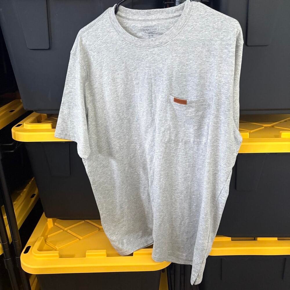 Pendleton grey cotton t shirt with
